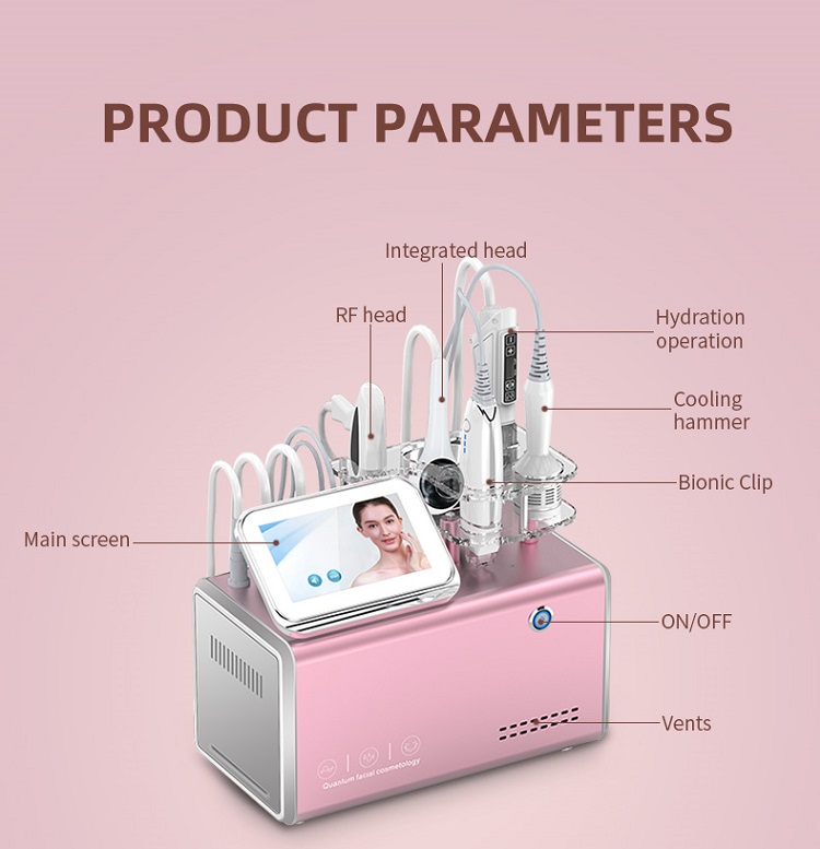 11Vacuum Mesotherapy Device with Cold Hammer for Facial Recovery