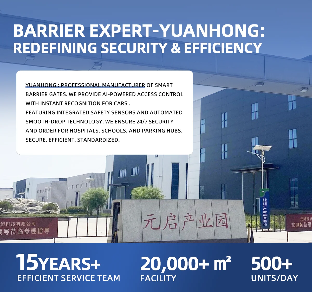Smart 24V DC LPR Vehicle Barrier Gate with License Plate Recognition - Automated Access Control & Motorized Parking Traffic System for Global Properties